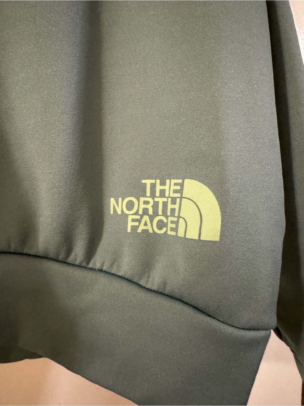 The North Face | W Horizon Performance Fleece Crew | Women's | M | Sage Green - Picture 4 of 6